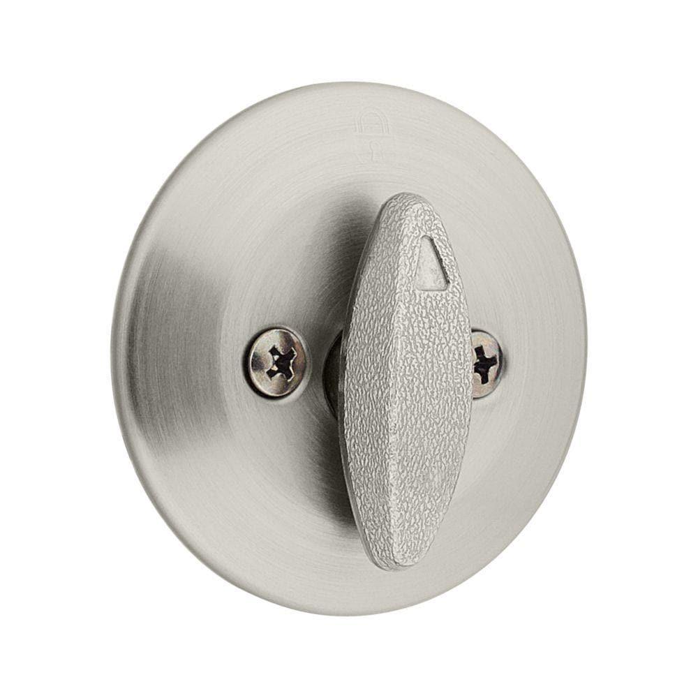 660 Series Satin Nickel Single Cylinder Deadbolt Featuring SmartKey Security with Microban Antimicrobial Technology