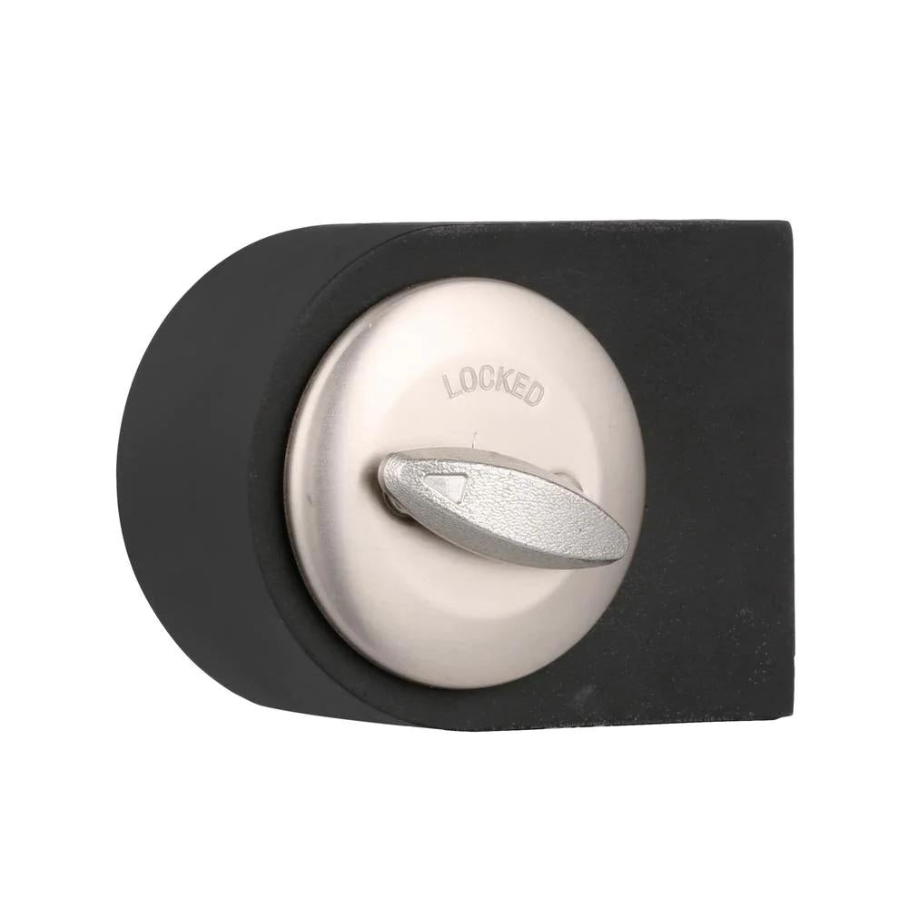 660 Series Satin Nickel Single Cylinder Deadbolt Featuring SmartKey Security with Microban Antimicrobial Technology