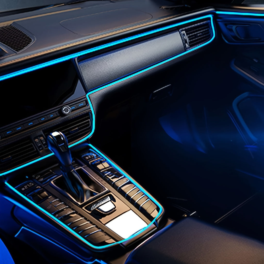 Upgrade Your Car's Interior With This USB Ice Blue LED Strip Light!