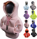 Car Shift Knob Hoodie, Funny Gear Shift Knob Shirt Sweater, Winter Warm Shift Knob Cover Sweater Shirt, Automotive Interior Novelty Accessories Decorations, Universal Fit Knob Cover Gift (Pink)