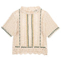 lace hollow out top