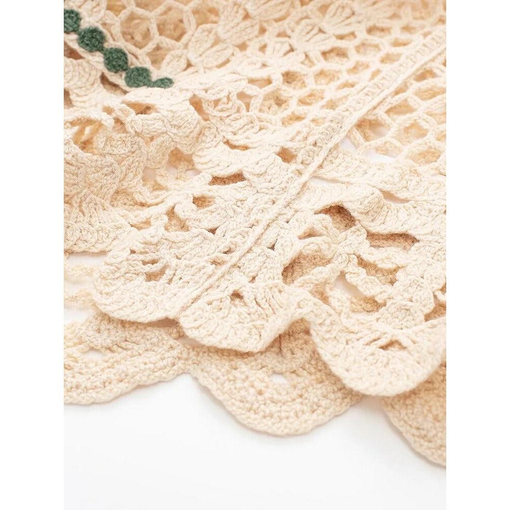 lace hollow out top