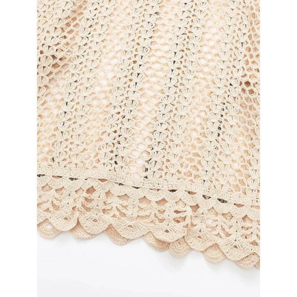 lace hollow out top