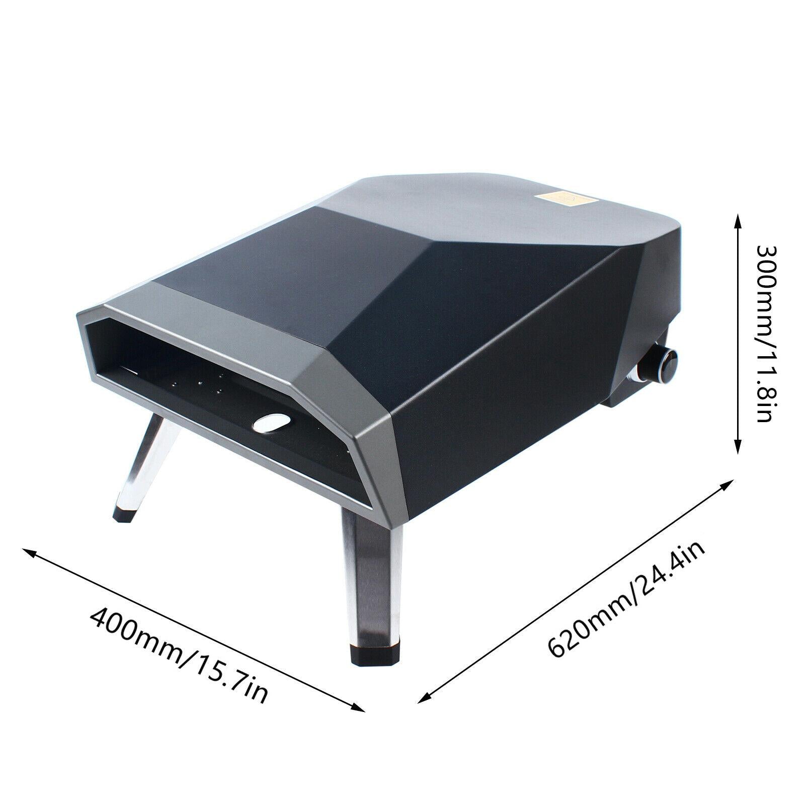 12" Gas Pizza Oven Outdoor  Bake 300 - 500°c, 1–5 Mins BaOven