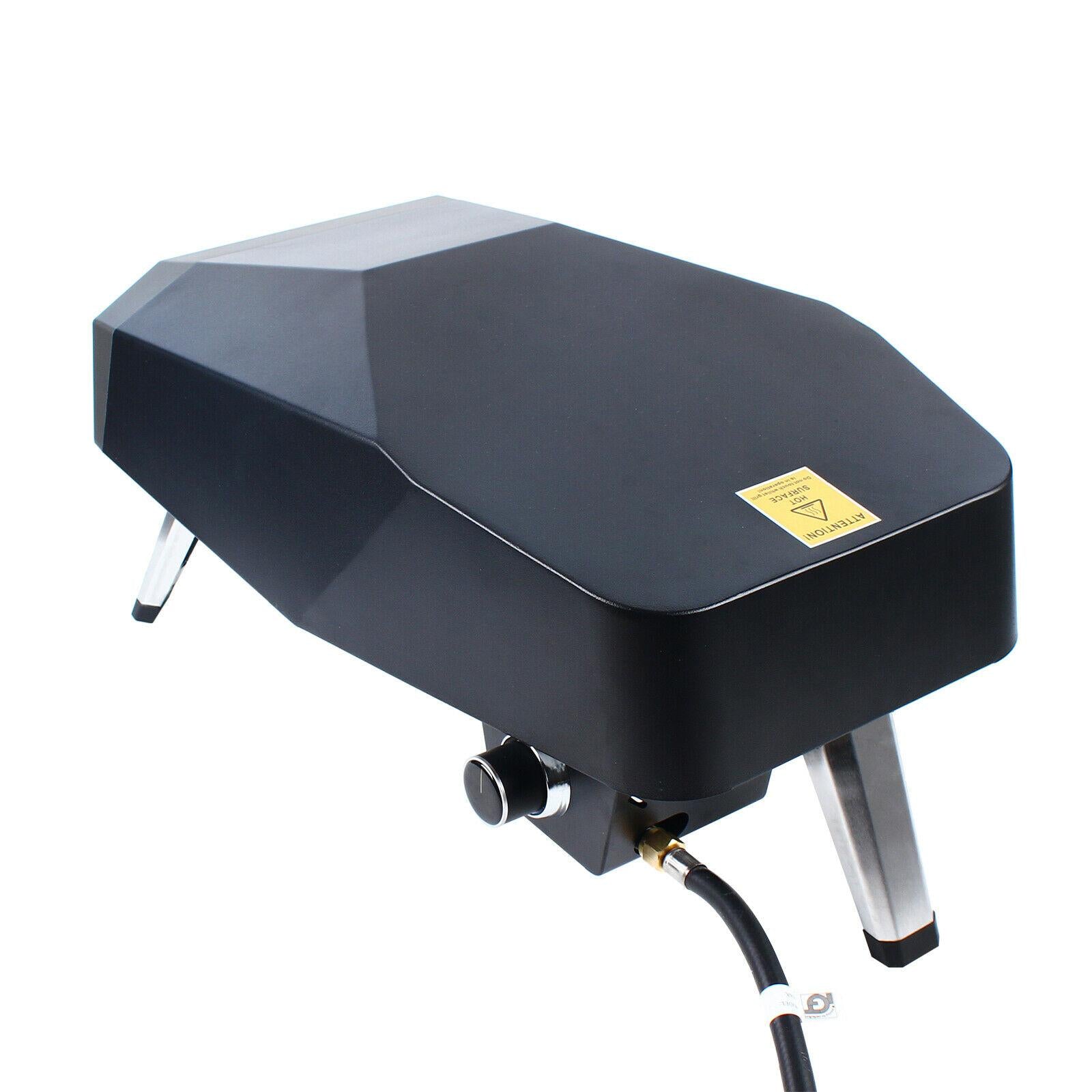 Gas-Powered Outdoors 12" Portable Pizza Oven Pellet Grill BBQ Food Grade