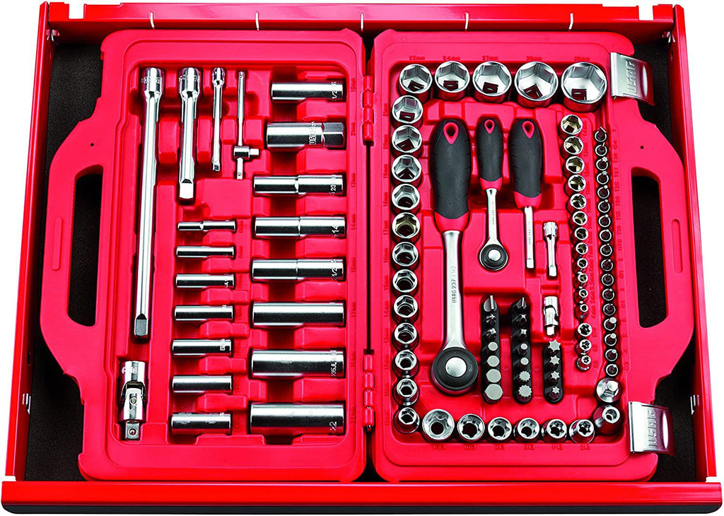 USAG聽-聽601聽1/4聽"-1/2" J100聽-聽Assortment in Box with Hexagonal Socket and Inserts for Modular Screw (100聽Pieces) 聽-聽u06010011