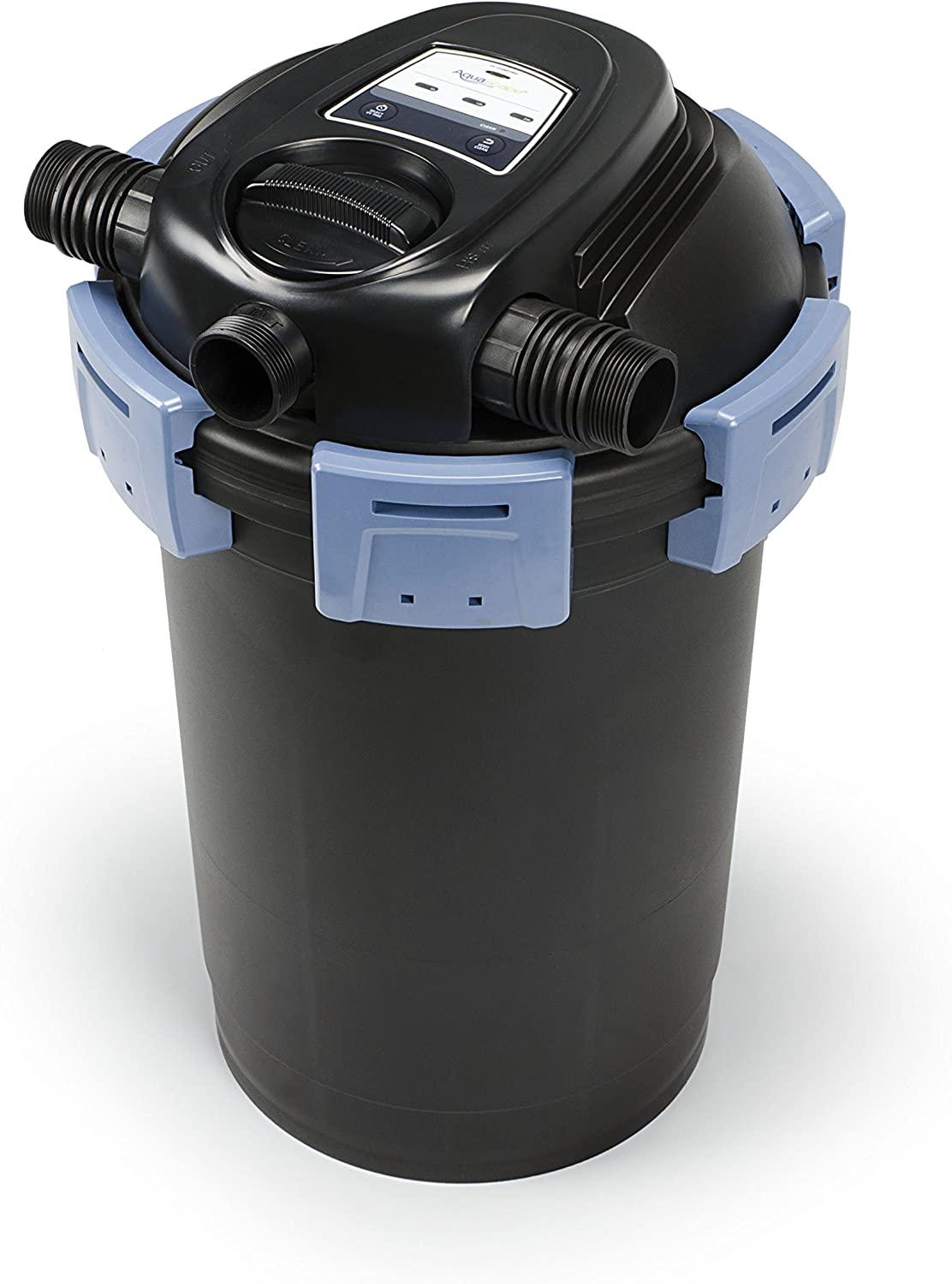 Aquascape 95054 UltraKlean 3500 Biological Pressure Filter with 28 Watt UV Clarifier Sterilizer, 5,200 GPH,Black