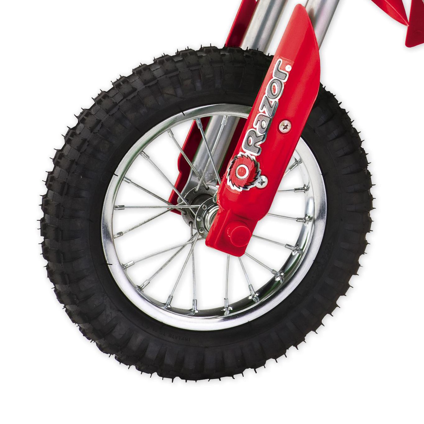 MX350 Dirt Rocket Kids Electric Toy Motocross Motorcycle Dirt Bike, Red