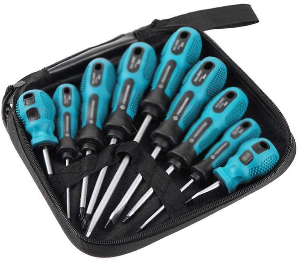 SHYPT 9pcs Screwdriver Set Multi-Bit Tools Repair Torx Screw Driver Screwdrivers Kit Home Useful Multi Hand Tool Sets