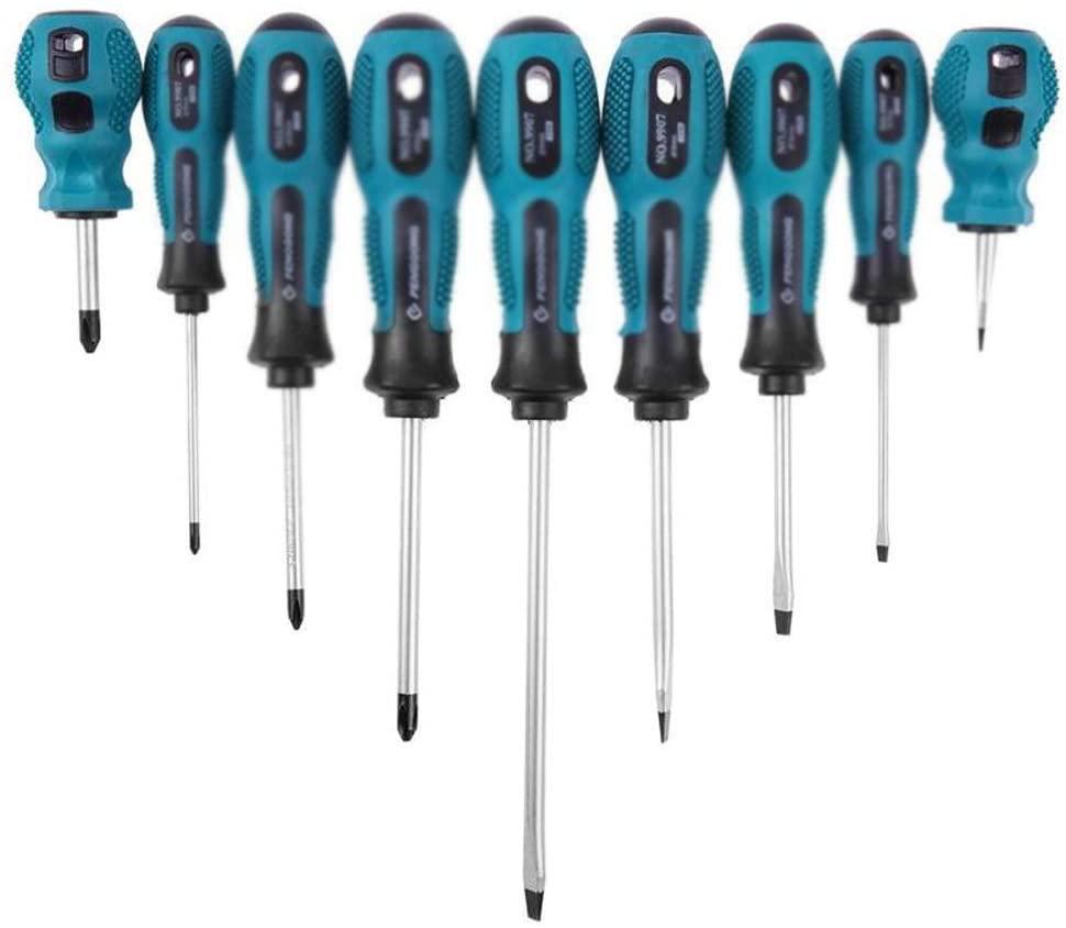 SHYPT 9pcs Screwdriver Set Multi-Bit Tools Repair Torx Screw Driver Screwdrivers Kit Home Useful Multi Hand Tool Sets