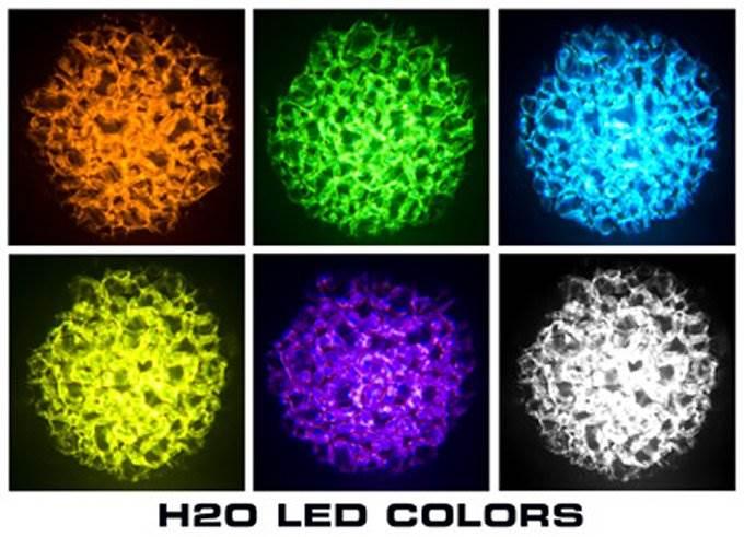 AMERICAN DJ H2O IR LED Water Flowing Light Effect + Chauvet H700 Fog Machine