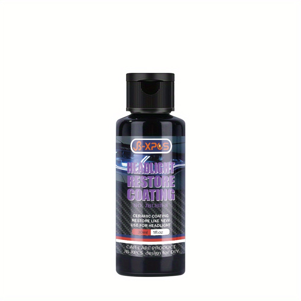 Car Headlight Restoration Refurbishing Agent Headlight Care Polish Agent Headlight Restore Coating Light Removing Oxidation Prevent Scratches JB-XPCS8