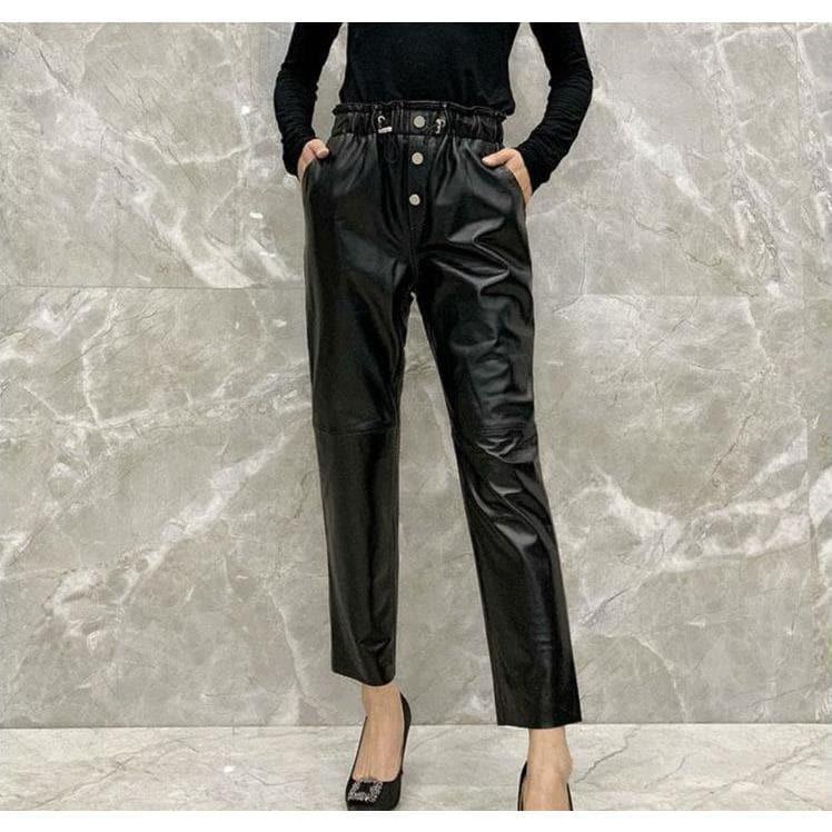 leather trousers