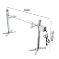 Rotisserie Kit For Barbecue  Steel Spit Rod Meat Forks With Electric WT