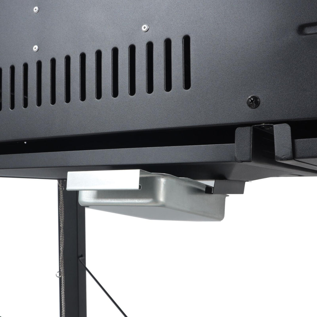 Dual Fuel Gas & Charcoal Combo Grill, Black with  NEW