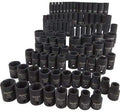 Klutch Impact Socket Set - 94-Pc. 3/8in.- and 1/2in.-Drive