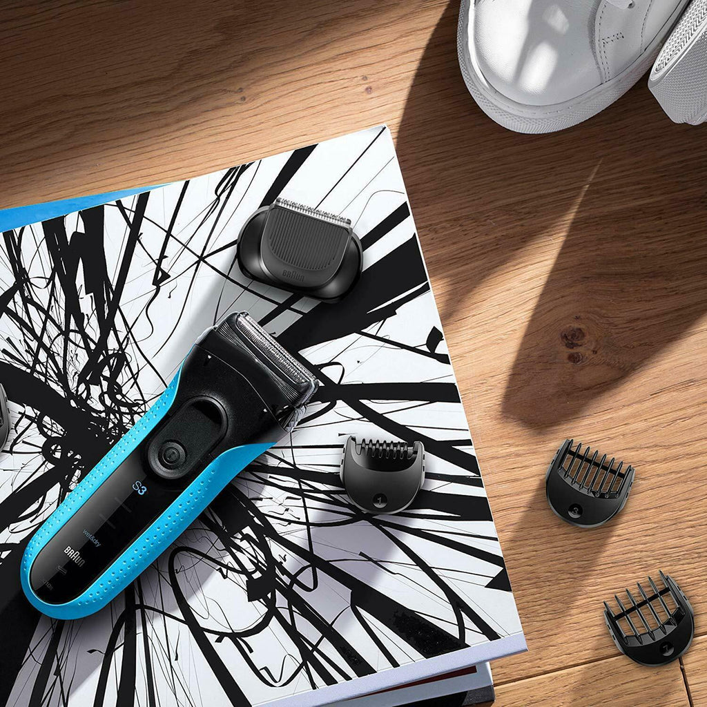 Braun Series 3 Shave&Style 3010BT 3-in-1 Electric Wet&Dry Shaver with Precision