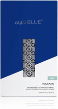 Capri Blue Fragranced Car Diffuser With Refills - Volcano Car Freshener - Fragrance Diffuser For Car