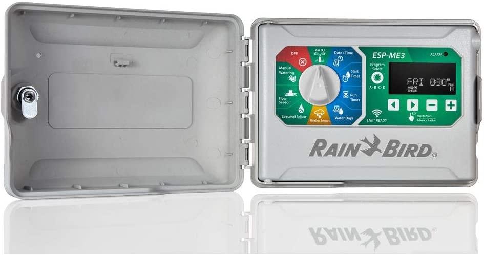 Rain-Bird Controller Indoor Outdoor Lawn Irrigation Sprinkler Timer ESPME3 (Controller Only)