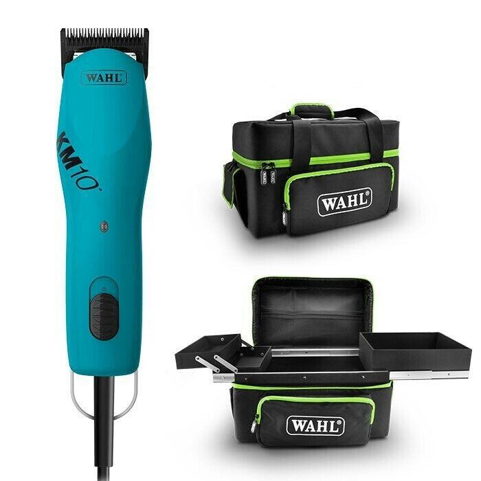 Wahl KM10 Dog / Pet Clipper Blue with LarCooler Case - Pet Clipper