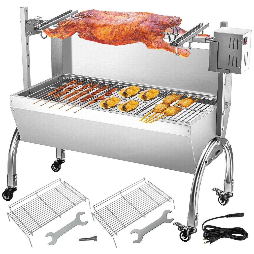 BBQ Roaster 45W 132lb Roasting Machine Pork Rotisserie Roaster for Lamp