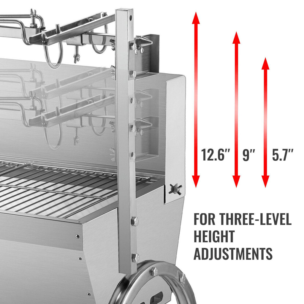 BBQ Roaster 45W 132lb Roasting Machine Pork Rotisserie Roaster for Lamp