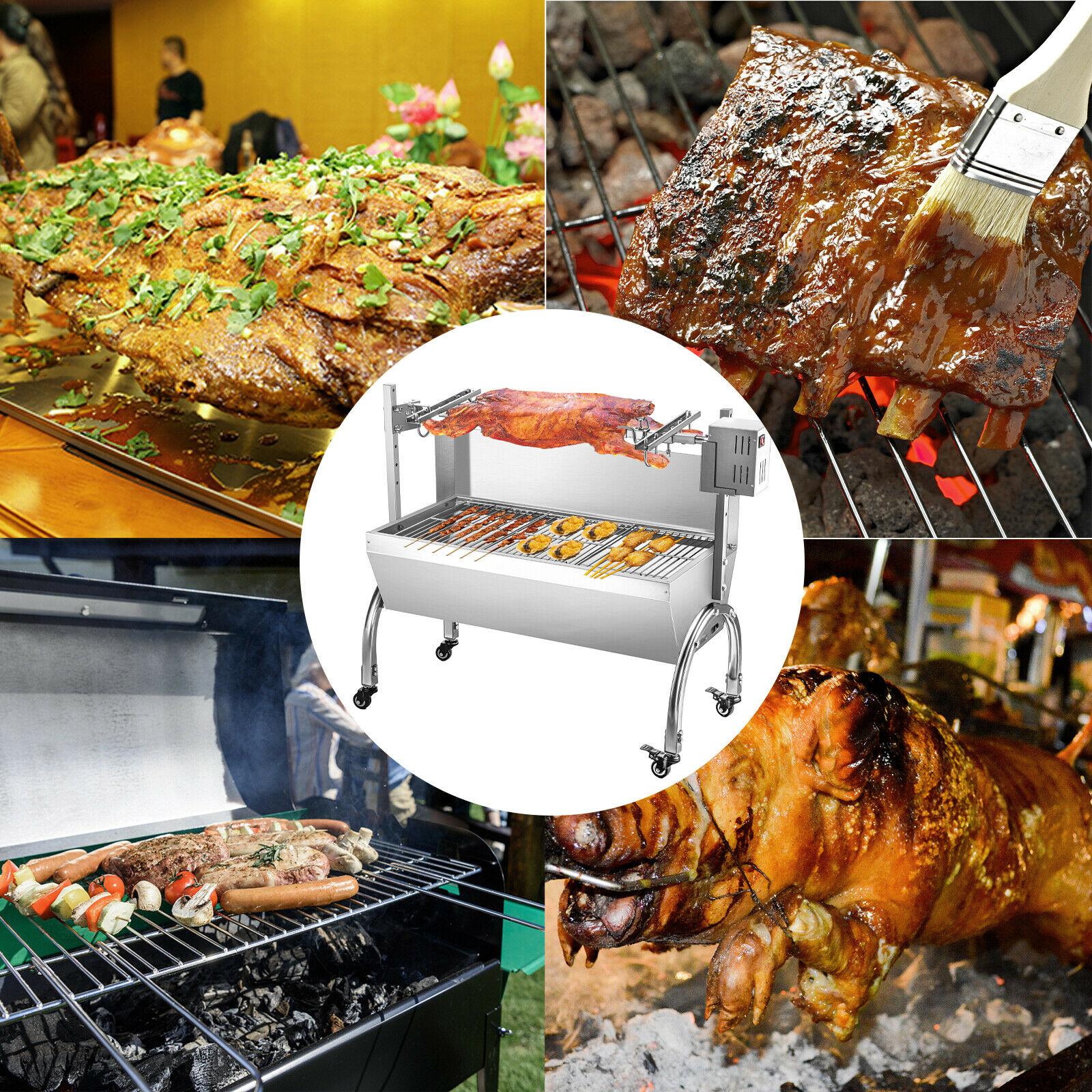 BBQ Roaster 45W 132lb Roasting Machine Pork Rotisserie Roaster for Lamp