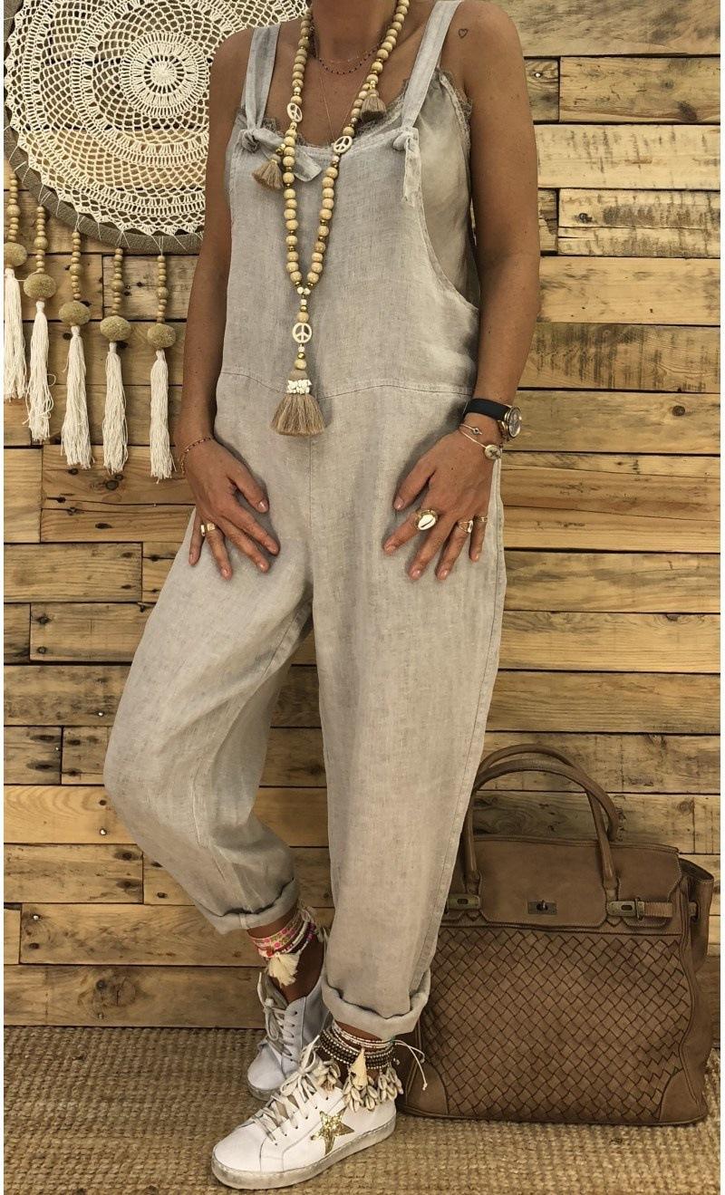 Hemp cotton jumpsuit
