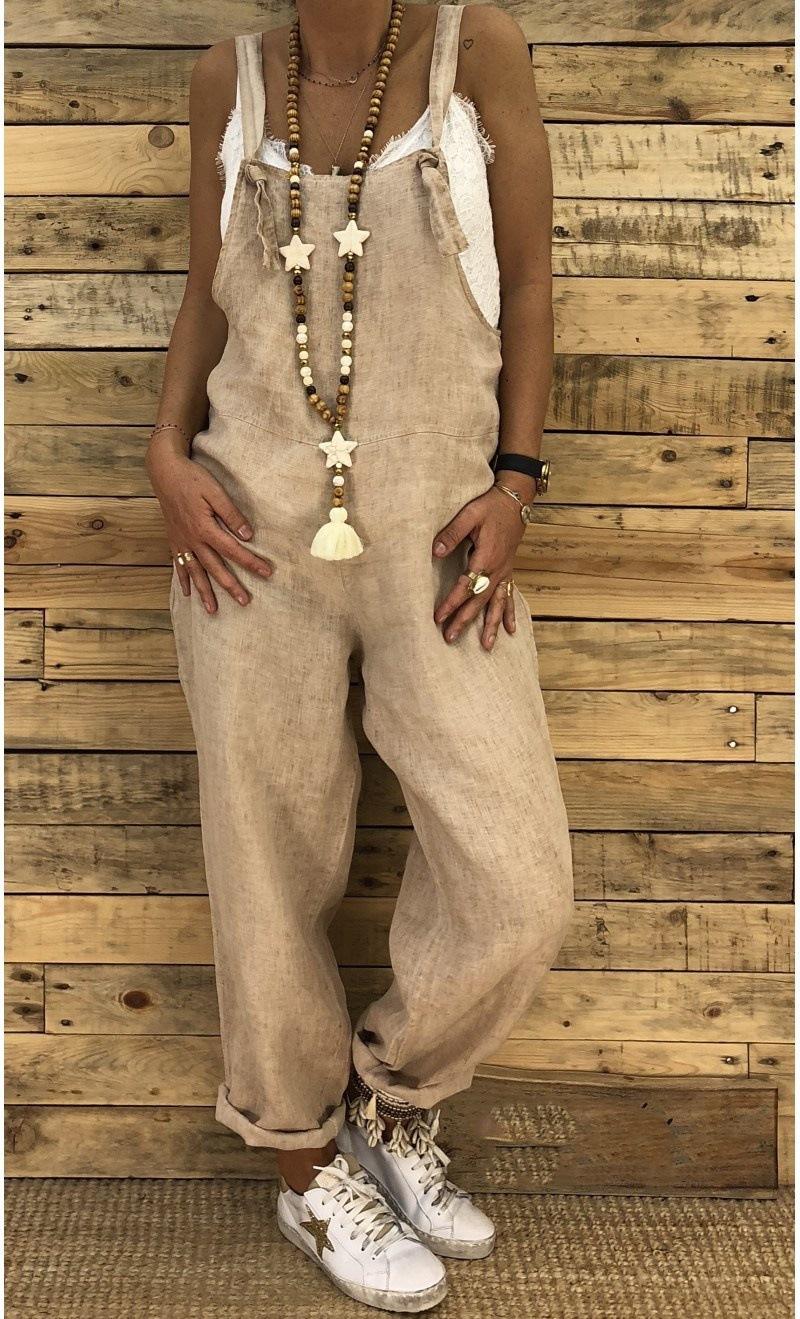 Hemp cotton jumpsuit