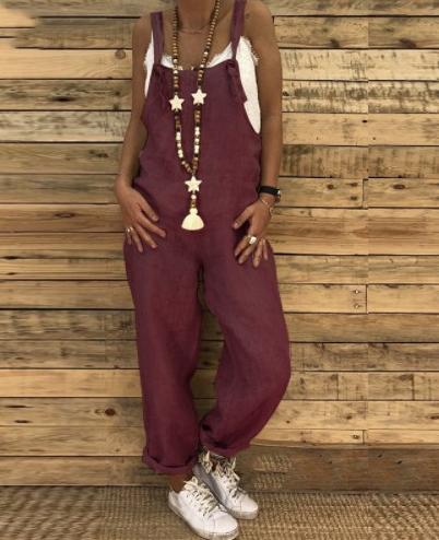 Hemp cotton jumpsuit