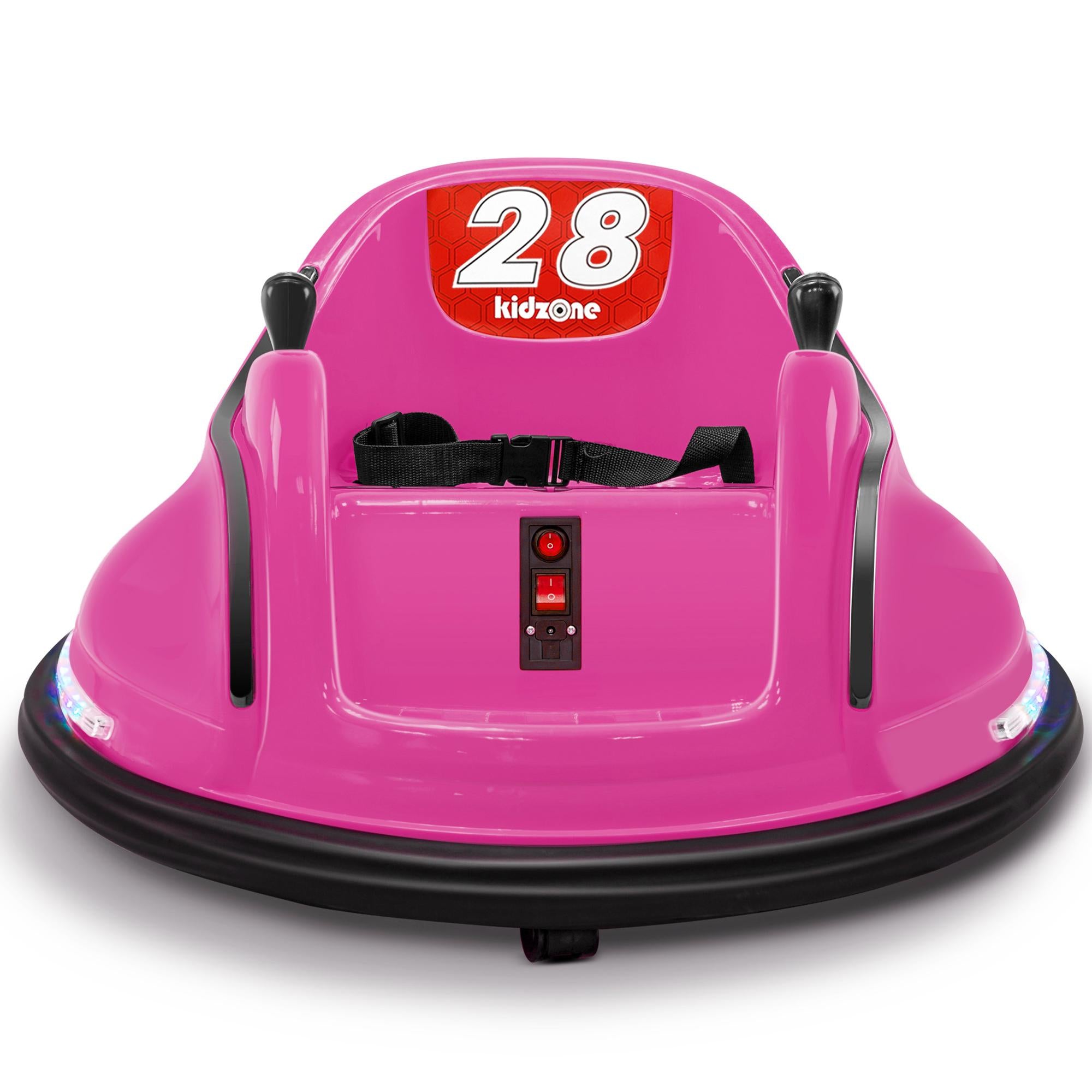 Kidzone DIY Number 6V Kids Toy Electric Ride On Bumper Car Vehicle Remote Control 360 Spin ASTM-certified 1-6 Years