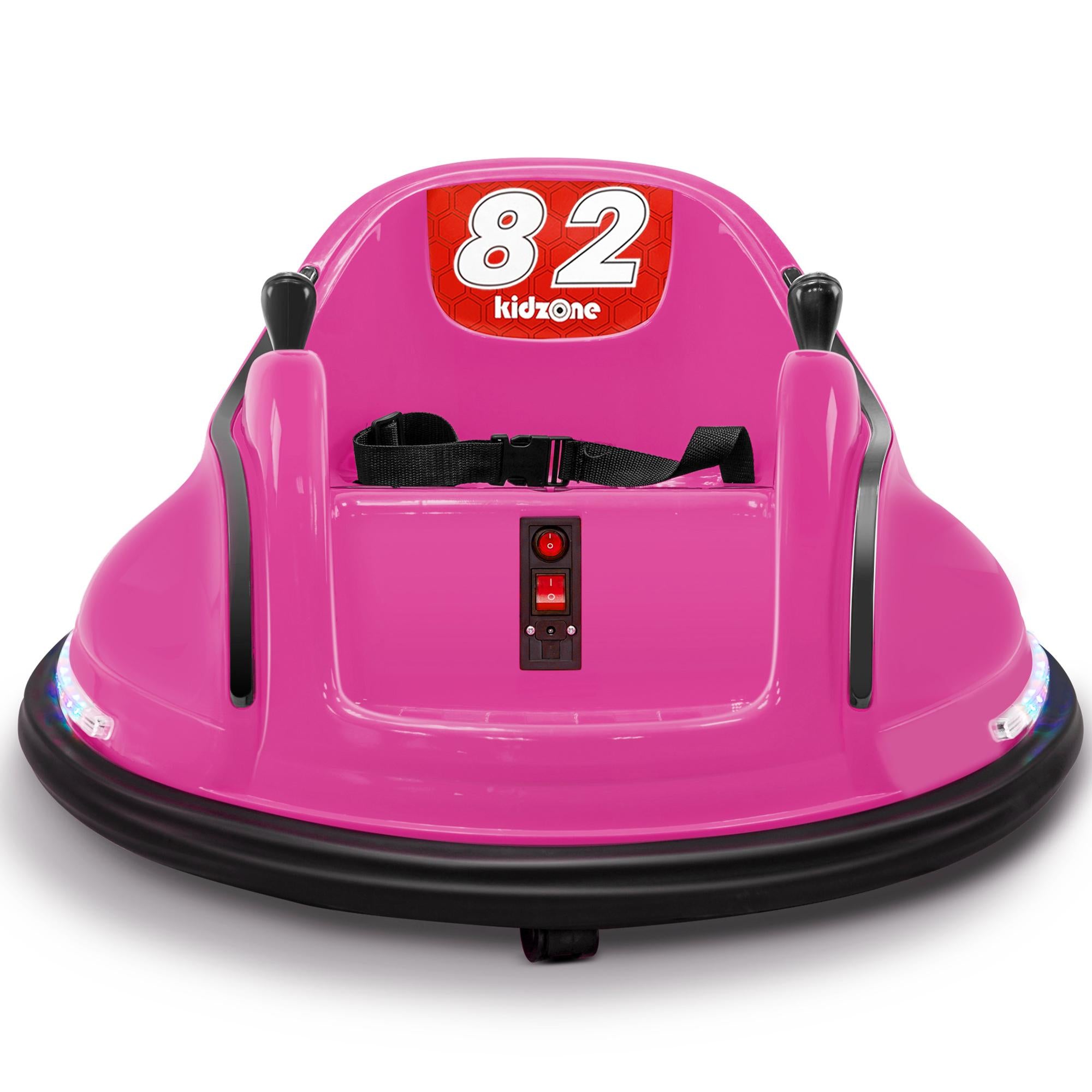 Kidzone DIY Number 6V Kids Toy Electric Ride On Bumper Car Vehicle Remote Control 360 Spin ASTM-certified 1-6 Years