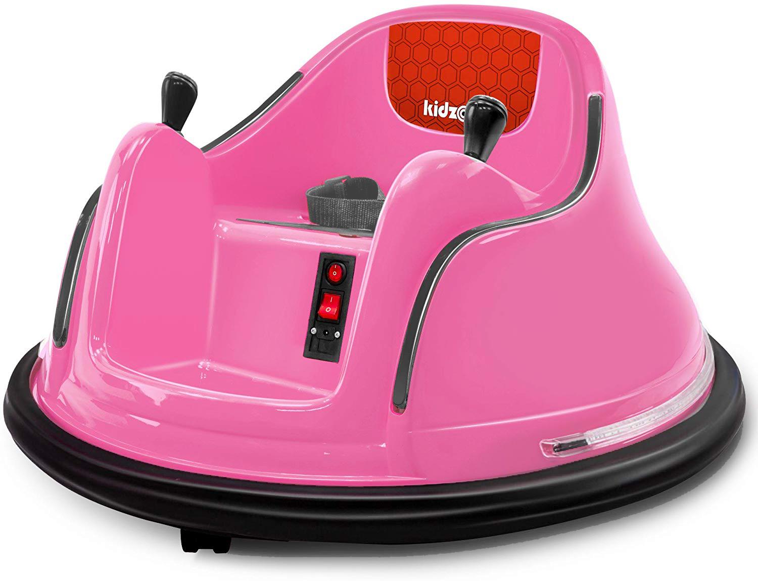 Kidzone DIY Number 6V Kids Toy Electric Ride On Bumper Car Vehicle Remote Control 360 Spin ASTM-certified 1-6 Years