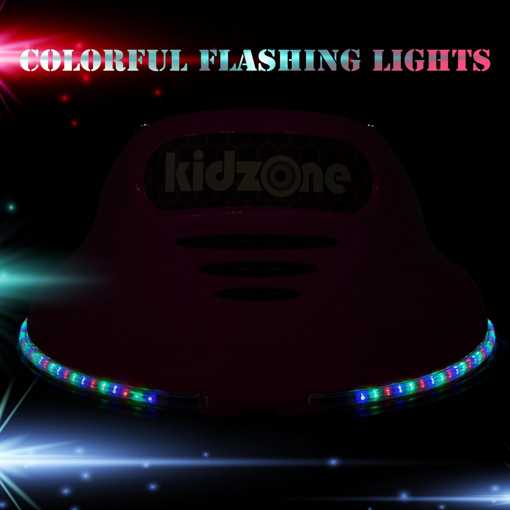 Kidzone DIY Number 6V Kids Toy Electric Ride On Bumper Car Vehicle Remote Control 360 Spin ASTM-certified 1-6 Years