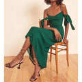 vintage off shoulder long dress