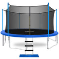 ORCC 2020 Upgrade 15 14 12 10 FT Outdoor Trampoline,TUV Certificated Yard Trampoline with Enclosure Net Jumping Mat Spring Pad,All accessories for Kids Trampoline