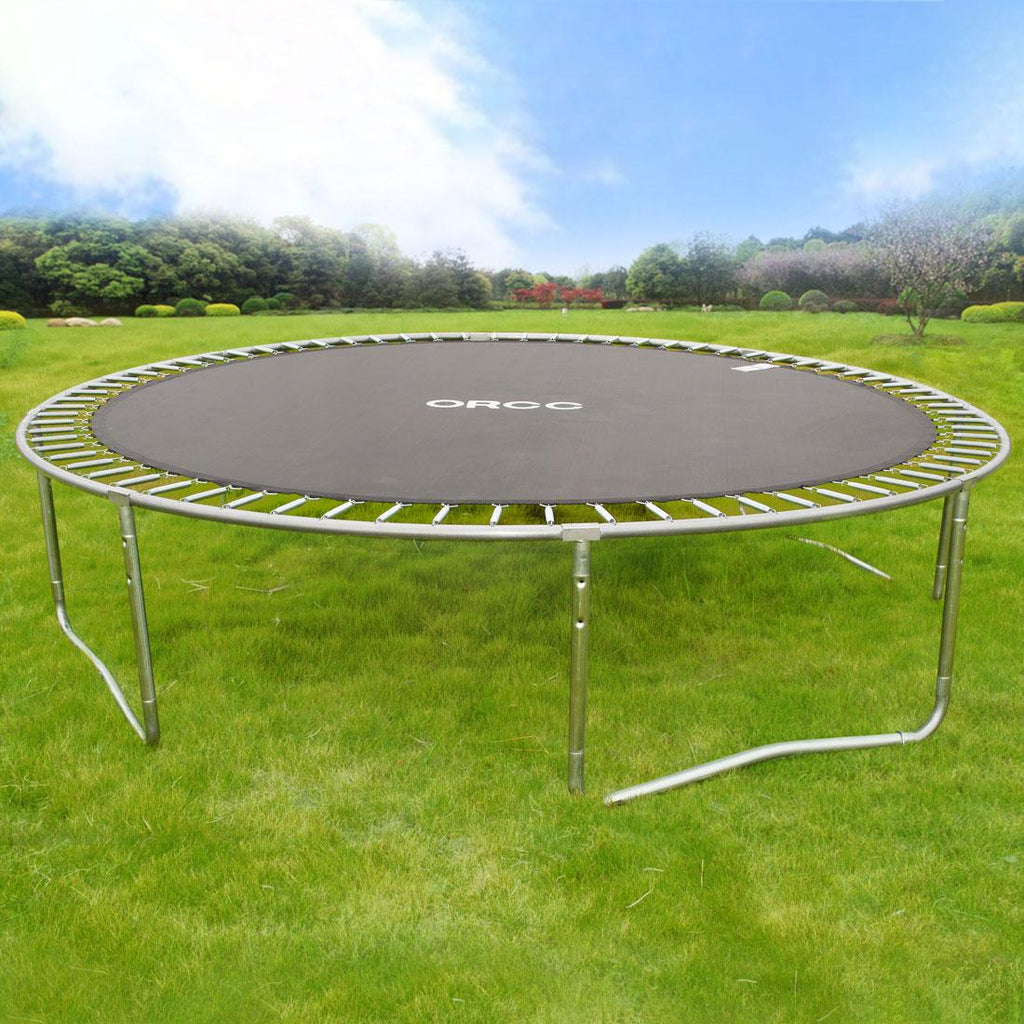 ORCC 2020 Upgrade 15 14 12 10 FT Outdoor Trampoline,TUV Certificated Yard Trampoline with Enclosure Net Jumping Mat Spring Pad,All accessories for Kids Trampoline