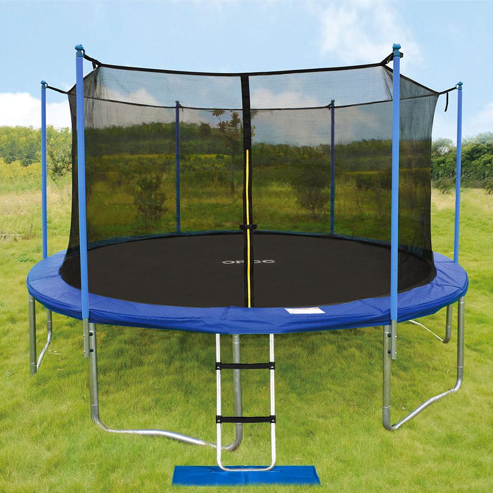 ORCC 2020 Upgrade 15 14 12 10 FT Outdoor Trampoline,TUV Certificated Yard Trampoline with Enclosure Net Jumping Mat Spring Pad,All accessories for Kids Trampoline