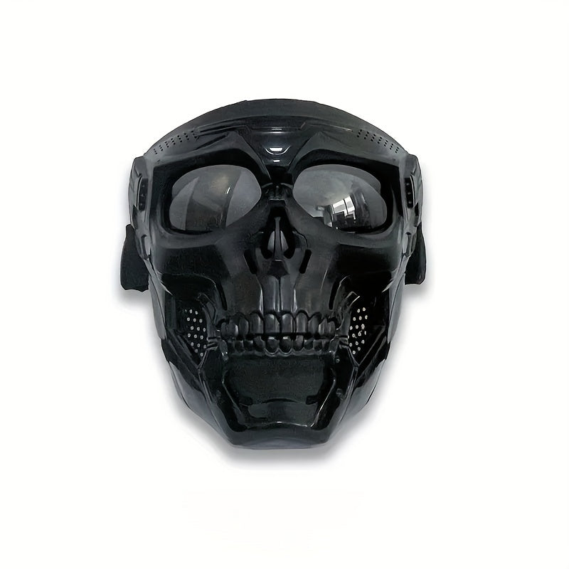 Skull Mask, Tactical Full Face Protection Outdoor Cycling Windproof Goggles, Sports &amp; Outdoor Supplies Cross-country Motorcycle Goggles Sports Riding