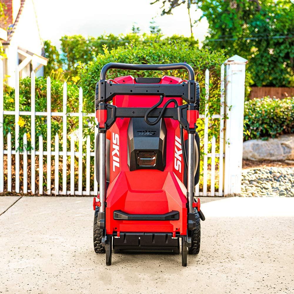 SKIL PM4910-10 PWR CORE 40 20-Inch 40V Brushless Push Mower Kit Includes 5.0Ah Lithium Battery and Auto PWR Jump Charger