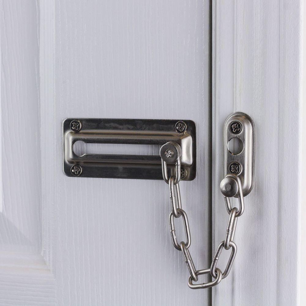 Satin Nickel Chain Door Guard