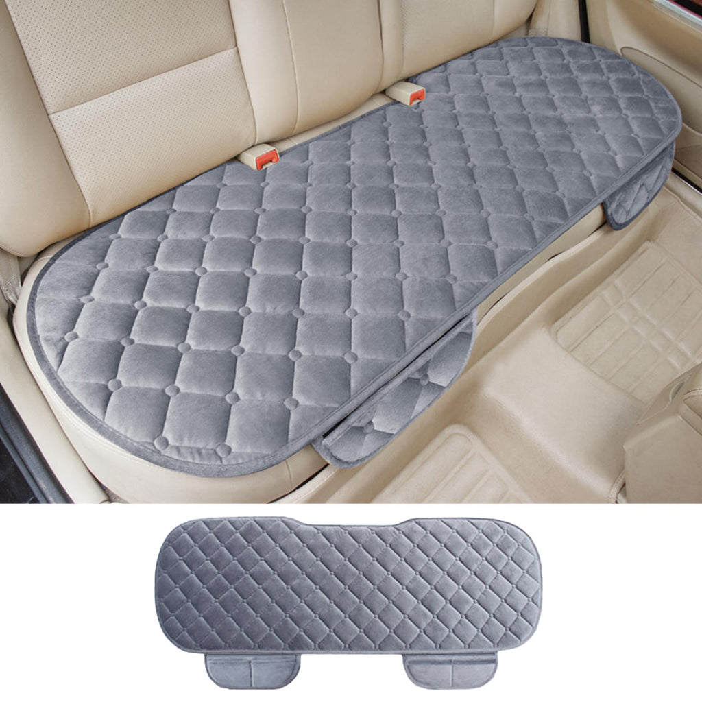 Car Back Seat Cover Plush Material Rear Back Row Protector Mat, Auto Chair Cushion Accessories, Car Back Row Seat Cushion