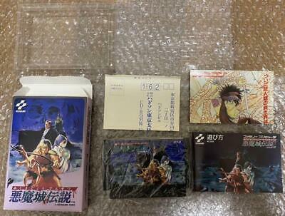 Legend Of Devil'S Castle Fc Software Konami With Box Theory