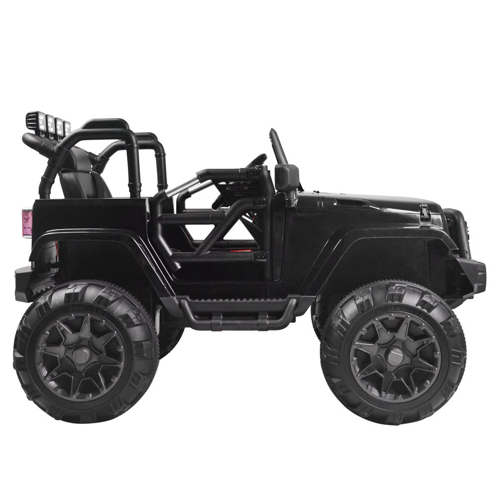 Remote Control Car, Ride on Car Electric Vehicle Toys SUV Car w/ Remote Control, 3 Speeds, LED Lights, MP3 Music Toys for Kids Children Christmas Halloween Birthday Gift for Boys Girls