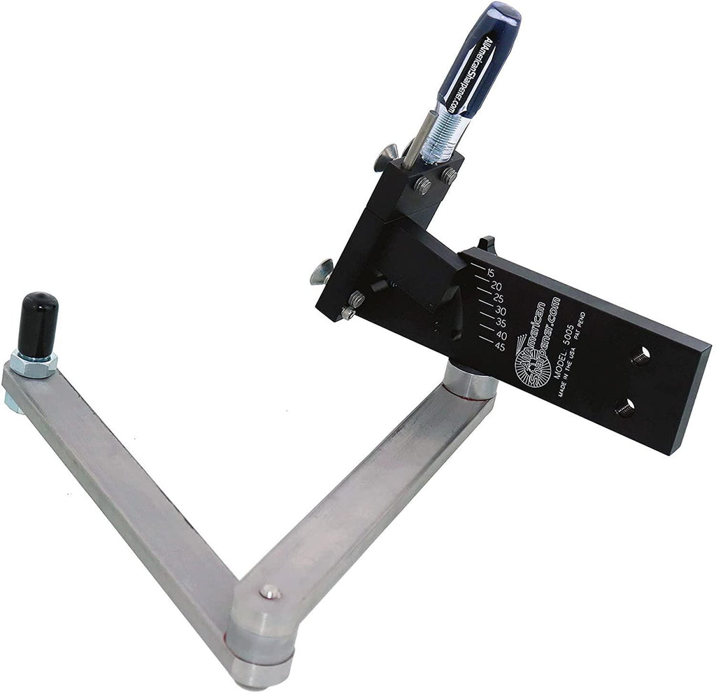 All American Sharpener Model 5005 Gen 2 (15°-45° Adjustable Lawn Mower Blade Sharpener for Right and Left Hand Blades)…