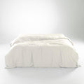 Olive + Crate Eucalyptus Cooling Duvet Covers King Size | Certified Tencel Lyocell Fiber from Austria for Quilt | Silky Soft Modal Fiber - Better Than Silk &amp; Cotton | Ivory