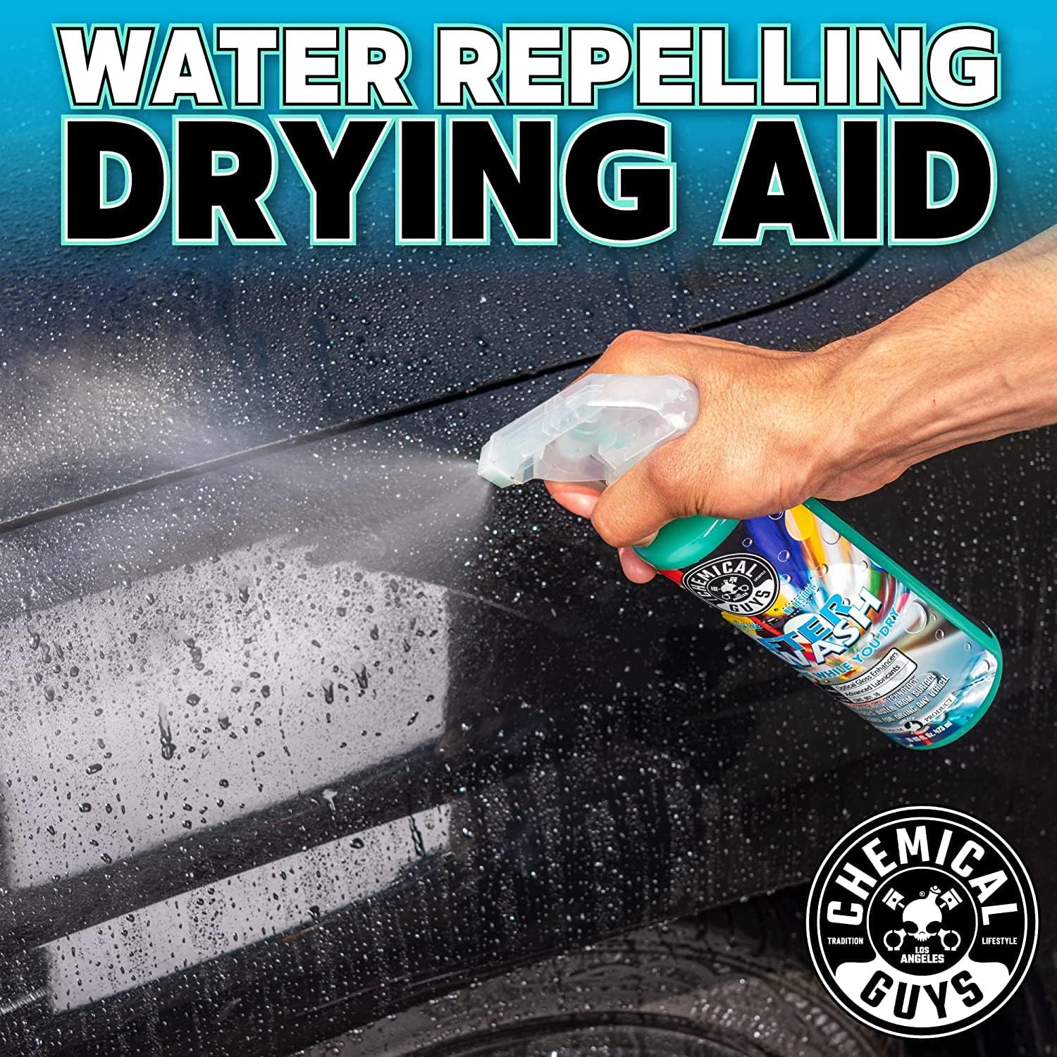 Chemical Guys CWS_402_64A Car Wash, Dry &amp; Shine Bundle - Mr. Pink Foaming Car Wash Soap, 64 oz (Half Gallon) + After Wash Gloss Boosting Drying Aid (16 oz) (2 Items) Works on Cars, Trucks, SUVs