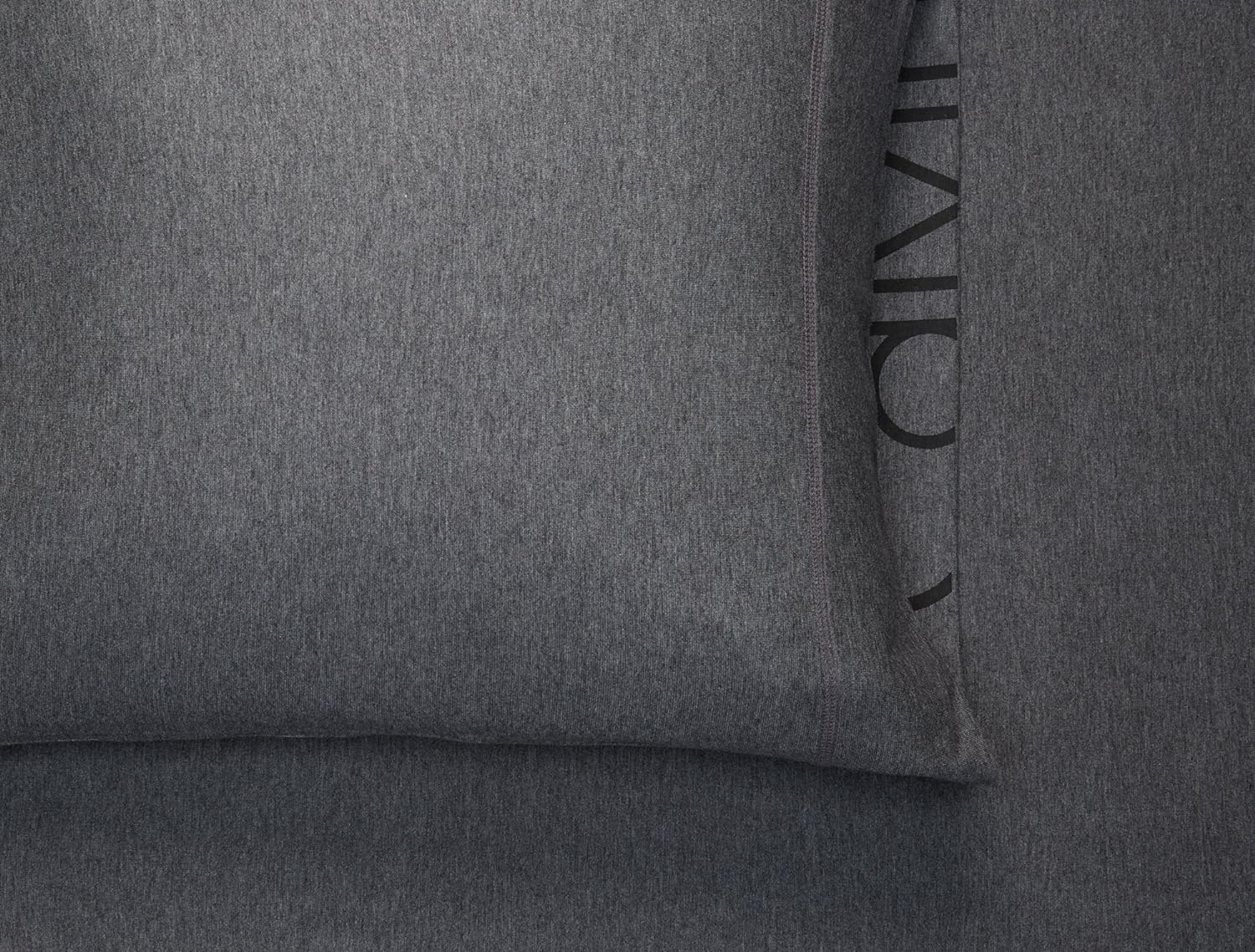 Calvin Klein Modern Cotton Body Solid 1 Piece Duvet Cover, King Size, Cotton Modal 170 GSM (Charcoal)