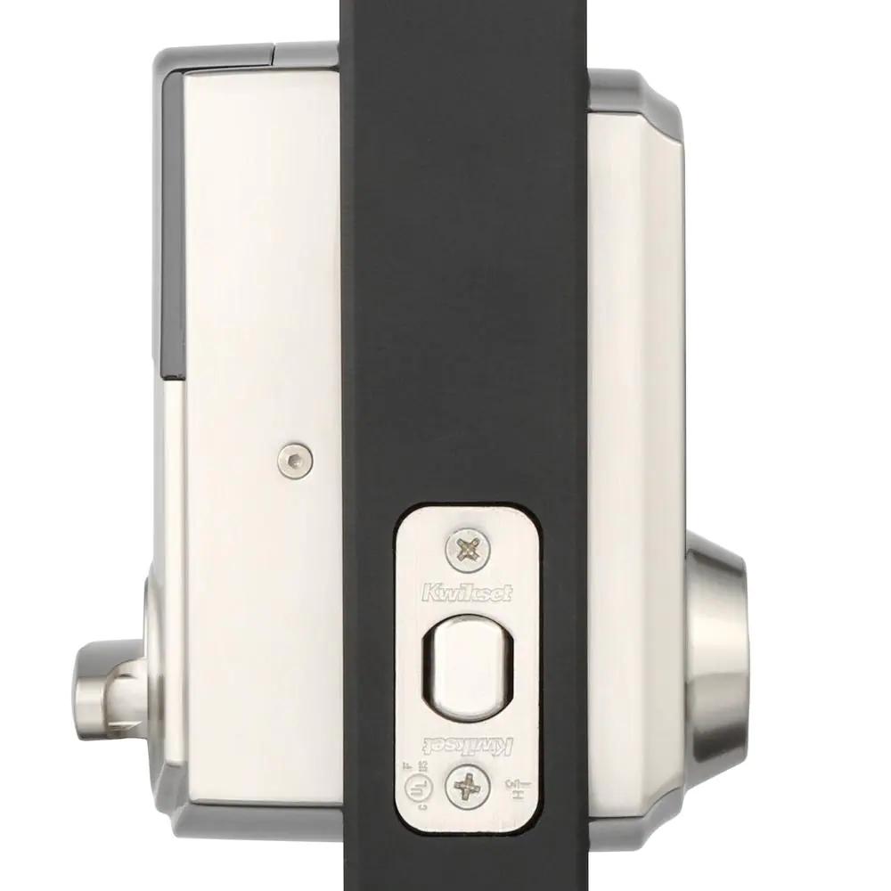 Z-Wave SmartCode 916 Touchscreen Satin Nickel Single Cylinder Electronic Deadbolt Featuring SmartKey Security