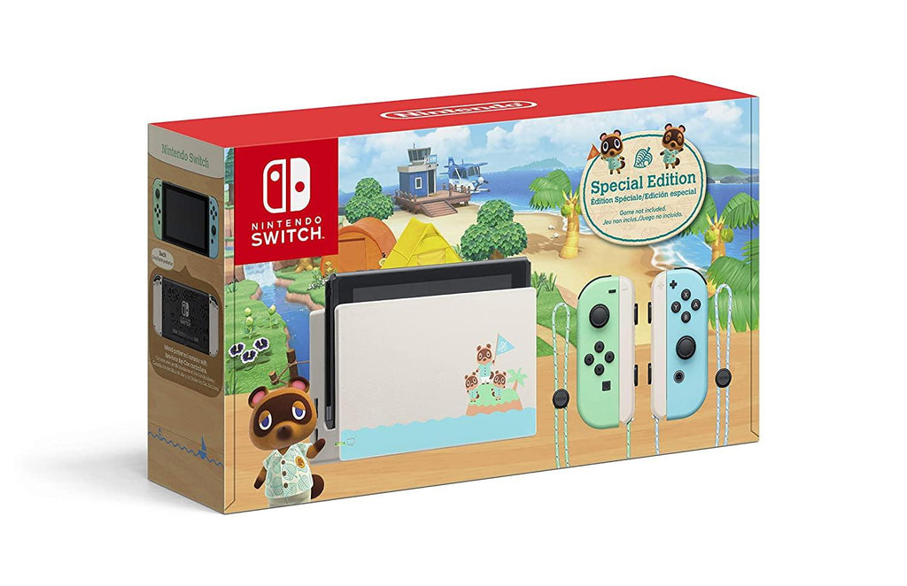 Nintendo Switch Animal Crossing: Horizons Edition Bundle with Animal Crossing: Horizons NS Game Disc - 2020 Best Game!